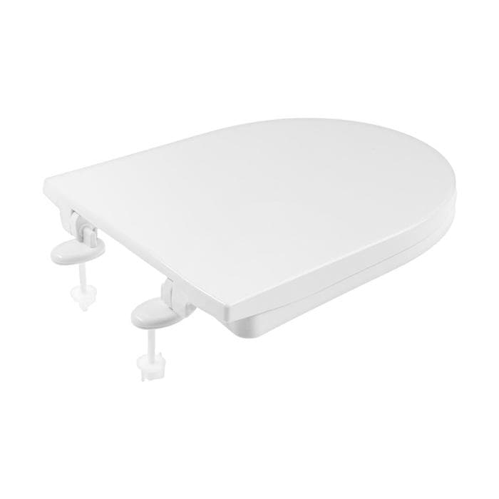 Сиденье для унитаза «АНИ Пласт» WS0300, крепление пластик, белое