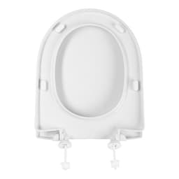 Сиденье для унитаза «АНИ Пласт» WS0300, крепление пластик, белое