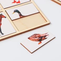 Картинки - половинки Лесная мастерская «Домашние животные», 16 деталей