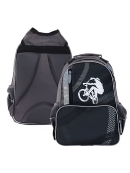 Рюкзак школьный, эргономичная спинка, 37×26×13 см «Велосипед»