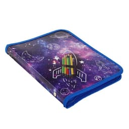 Папка для тетрадей, А5, пластиковая, 18×23×2.5 см «Ракета»