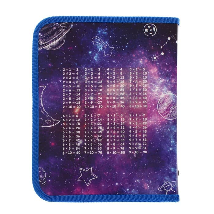 Папка для тетрадей, А5, пластиковая, 18×23×2.5 см «Ракета»