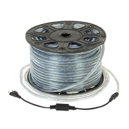 Световой шнур Luazon Lighting 11 мм, IP65, 100 м, 24 LED/м, 220 В, 2W, постоянное свечение, свечение тёплое белое