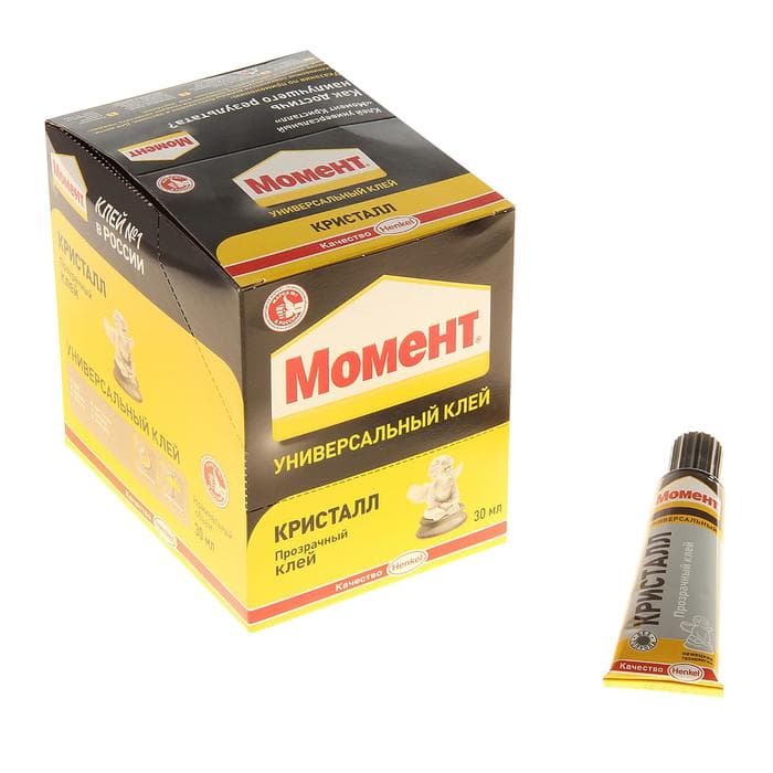 Клей «Момент: Кристалл», 30 мл, шоу-бокс, 10 шт.
