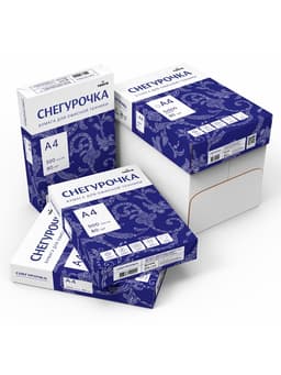 Бумага Снегурочка, А4, 500 листов, 80 г/м², белизна 146% CIE, класс C