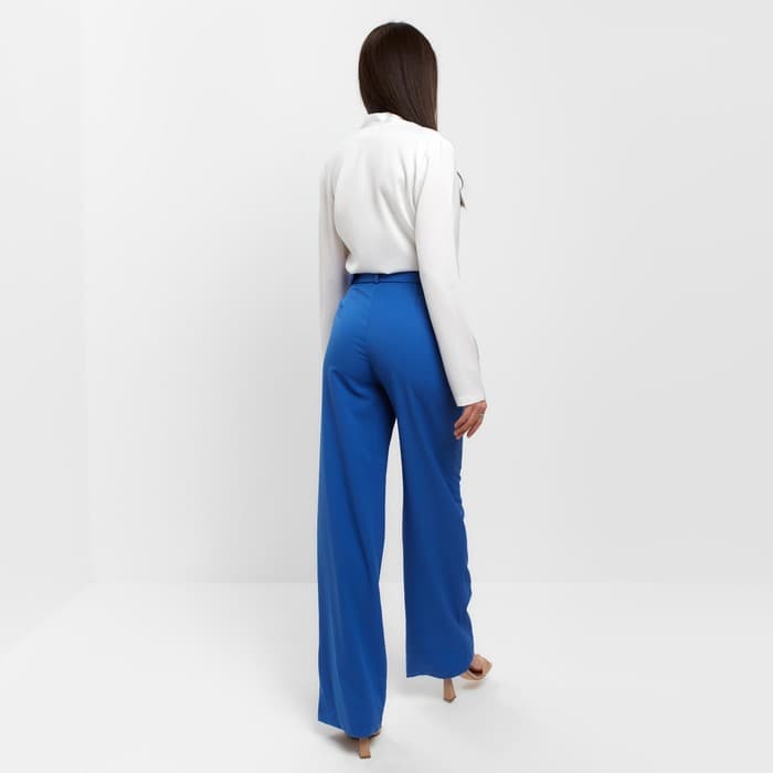 Брюки женские прямые MIST: Pants, размер 42, синие