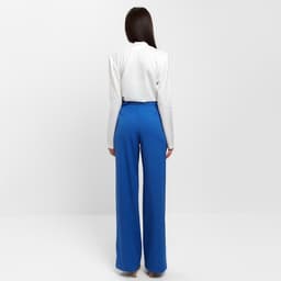 Брюки женские прямые MIST: Pants, размер 48, синие