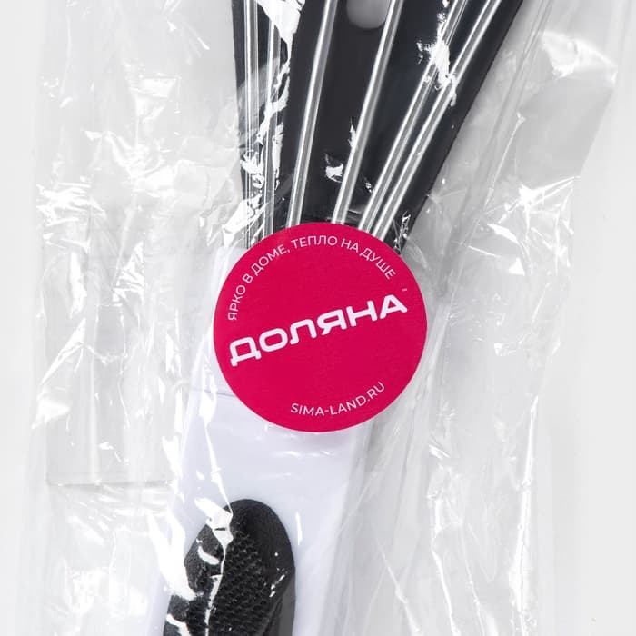 Лопатка двойная Доляна «Помощник», 30 см, с держателем