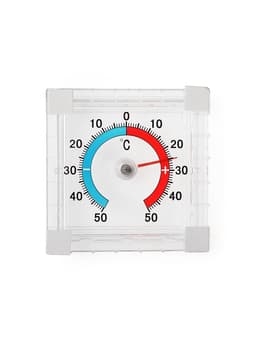 Термометр уличный, механический, квадратный, 8×8 см