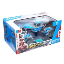 Машинка на пульте управления «Джип-акробат», радиоуправление, 4WD, управление жестами, работает от аккумулятора, цвет синий