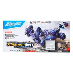 Машинка на пульте управления «Джип-акробат», радиоуправление, 4WD, управление жестами, работает от аккумулятора, цвет синий