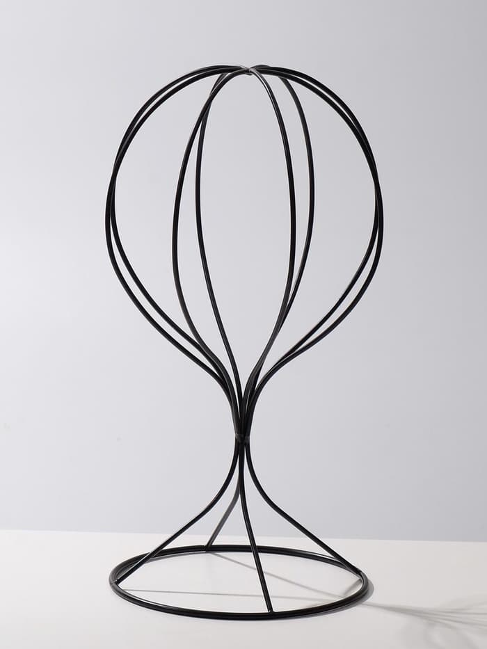 Подставка для шапок 17×17×32 см, h=32, чёрная