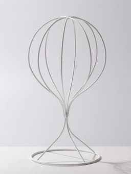 Подставка для шапок 17×17×32 см, h=32, белая