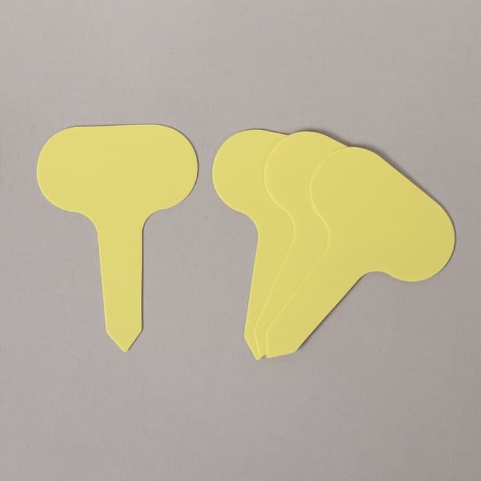 Таблички садовые, для маркировки растений, 7 см, набор 20 шт., пластик, МИКС, Greengo