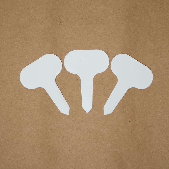 Таблички садовые, для маркировки растений, 7 см, набор 20 шт., пластик, МИКС, Greengo