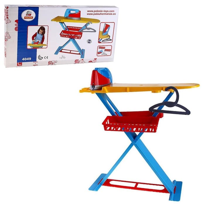 Игровой набор «Утюжок 2 в 1»: гладильная доска, утюг, аксессуары, МИКС