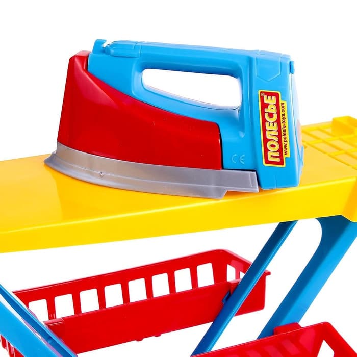 Игровой набор «Утюжок 2 в 1»: гладильная доска, утюг, аксессуары, МИКС