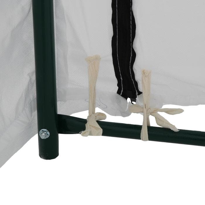 Мини-теплица, 1.25×1.4×1.15 м, стальной каркас d=16 мм, спанбонд 60 г/м²