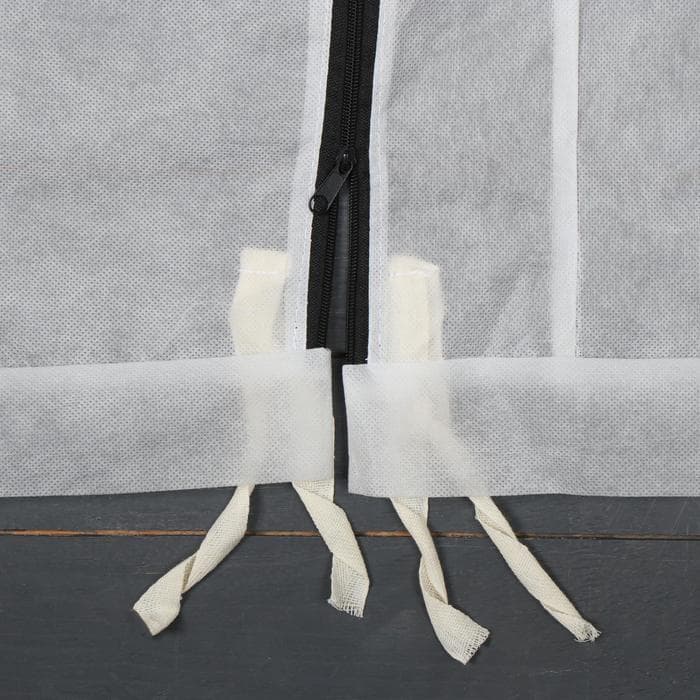 Мини-теплица, 1.25×1.4×1.15 м, стальной каркас d=16 мм, спанбонд 60 г/м²