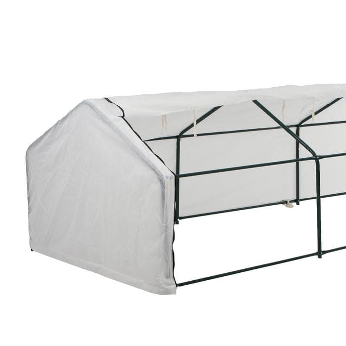 Мини-теплица, 3.7×1.4×1.15 м, стальной каркас d=16 мм, спанбонд 60 г/м²