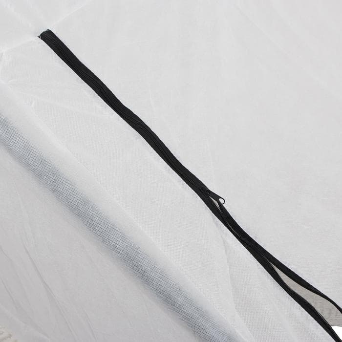 Мини-теплица, 3.7×1.4×1.15 м, стальной каркас d=16 мм, спанбонд 60 г/м²