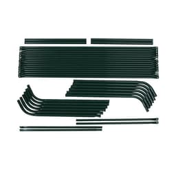 Мини-теплица, 3.7×1.4×1.15 м, стальной каркас d=16 мм, спанбонд 60 г/м²