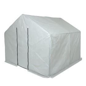 Теплица, 2.5×2.45×2.1 м, оцинкованный металл, профиль d=25 мм, чехол из спанбонда 90 г/м², МИКС