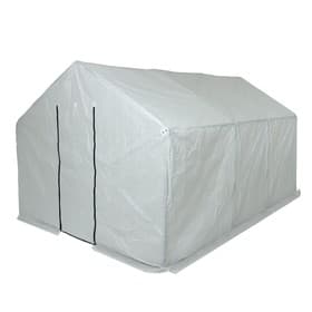 Теплица, 3.7×2.45×2.1 м, оцинкованный металл, профиль d=25 мм, чехол из спанбонда 90 г/м²