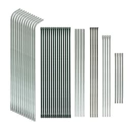 Теплица, 3.7×2.45×2.1 м, оцинкованный металл, профиль d=25 мм, чехол из спанбонда 90 г/м²