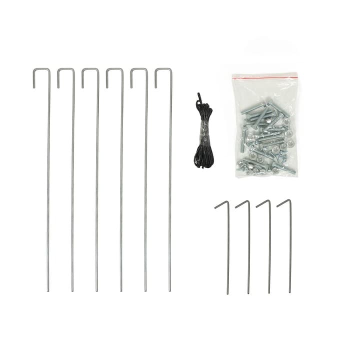 Теплица, 3.7×2.45×2.1 м, оцинкованный металл, профиль d=25 мм, чехол из спанбонда 90 г/м²