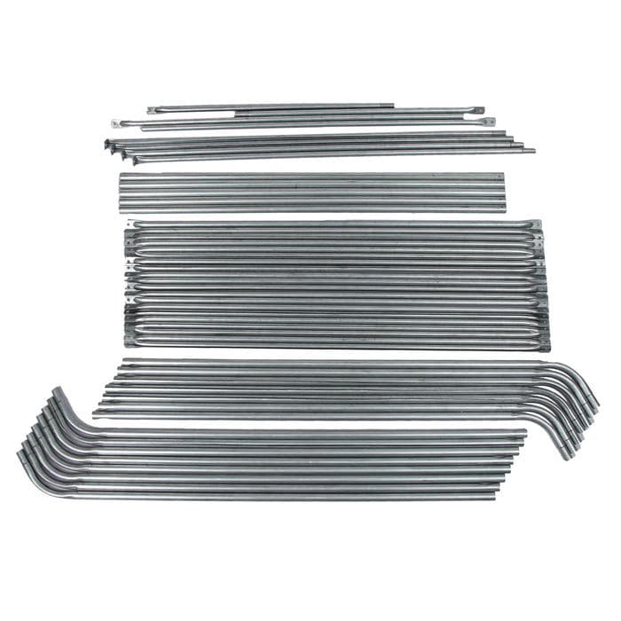 Теплица, 6.1×2.45×2.1 м, оцинкованный металл, профиль d=25 мм, чехол из спанбонда 90 г/м²