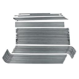 Теплица, 6.1×2.45×2.1 м, оцинкованный металл, профиль d=25 мм, чехол из спанбонда 90 г/м²