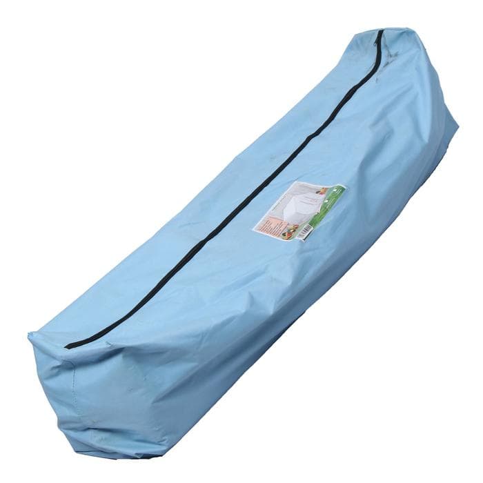 Теплица, 6.1×2.45×2.1 м, оцинкованный металл, профиль d=25 мм, чехол из спанбонда 90 г/м²