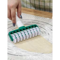 Валик для нарезки теста KONFINETTA «Сладость», фактурный, пластик, 14×17×4 см, белый