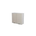 Шкаф навесной «Лариса», 2 дверцы, 800×300×720 мм, цвет белый/латте