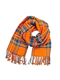 Мягкая игрушка «Басик» в шарфе в клеточку, 30 см