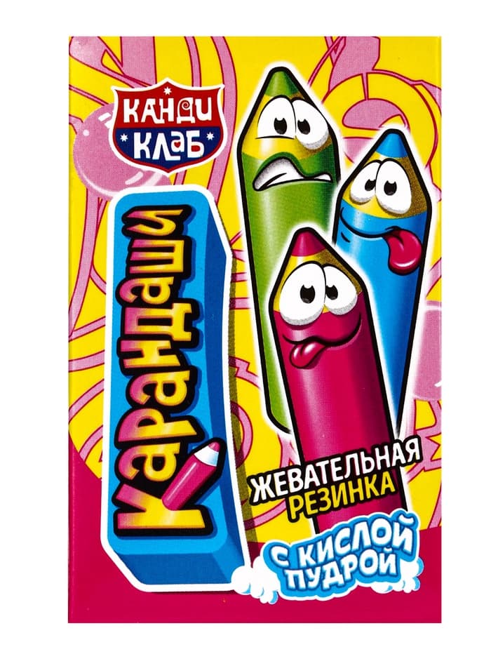 Жевательная резинка «Карандаши», 15 г