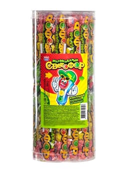 Мармелад на палочке «Мармеладный светофор», 18 г