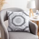 Наволочка декоративная «Этель» Circle black, 40×40 см, 100% хлопок