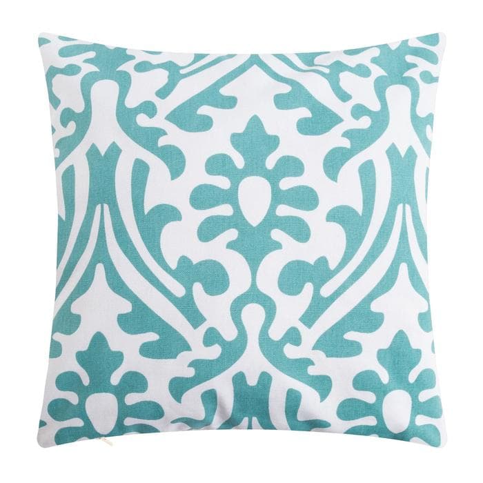 Наволочка декоративная «Этель» Monograms mint, 40×40 см, 100% хлопок