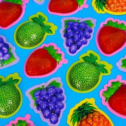 Драже «Прикольные фрукты»с хрустящей начинкой сахарное ассорти, 12 г