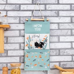 Кармашек текстильный «Этель» I meow you, 2 отделения, 41×20 см