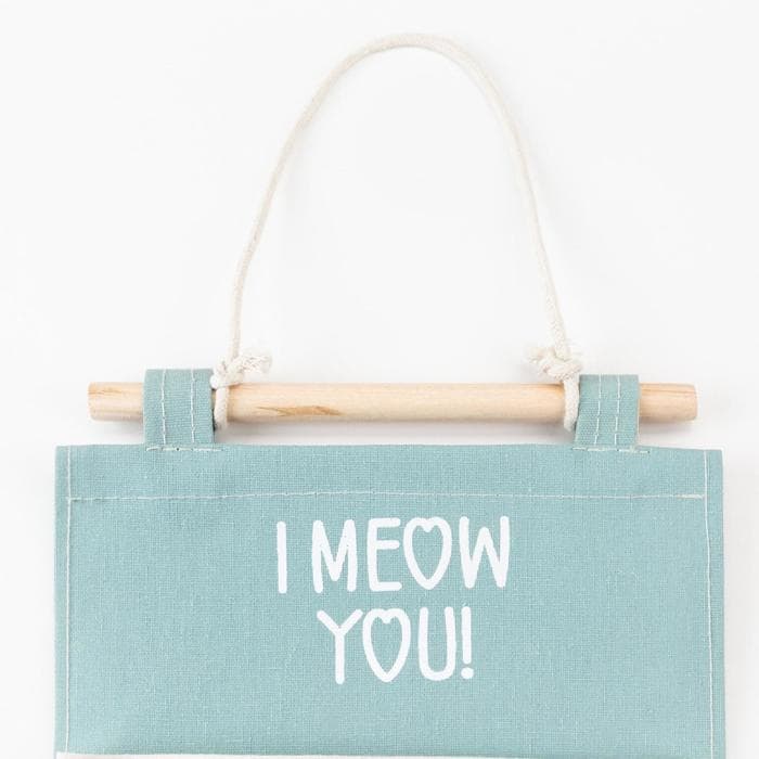 Кармашек текстильный «Этель» I meow you, 2 отделения, 41×20 см