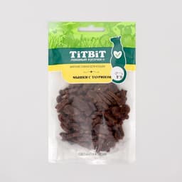 Мягкие снеки TitBit для кошек, мышки с таурином, баранина, 50 г