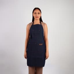 Фартук для мастера, джинсовый, синий