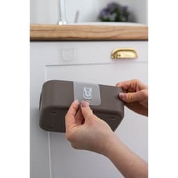 Крючок держатель самоклеящийся Доляна, 2 детали, 5.7×5.7×1 см, прозрачный