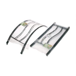 Арка садовая, 240×125×36.5 см, для вьющихся растений, металлическая, зелёная, «Волна»