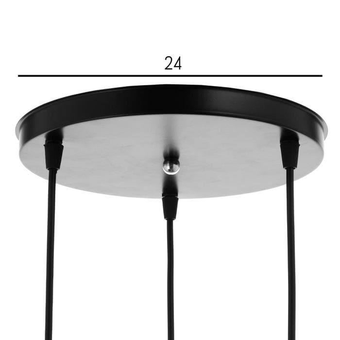 Светильник подвесной BayerLux «4111/3», 3×40 Вт Е27, черный, d=13.5 см, h=10.5 см