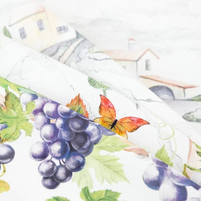 Скатерть «Этель» Provence, d=220±3 см, 100% хлопок, саржа 190 г/м²