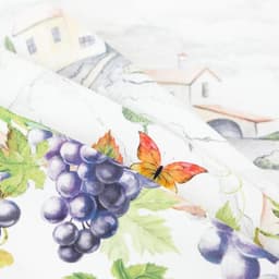 Скатерть «Этель» Provence, d=220±3 см, 100% хлопок, саржа 190 г/м²